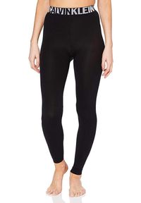 Legginsy Damskie Calvin Klein Czarne - Niezrównany Styl i Komfort. Kolor: czarny. Materiał: materiał