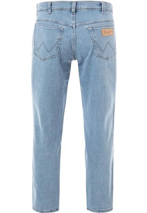 Wrangler - WRANGLER TEXAS SLIM MĘSKIE SPODNIE JEANSOWE JEANS STARLITE W12SYJZ86 112331141