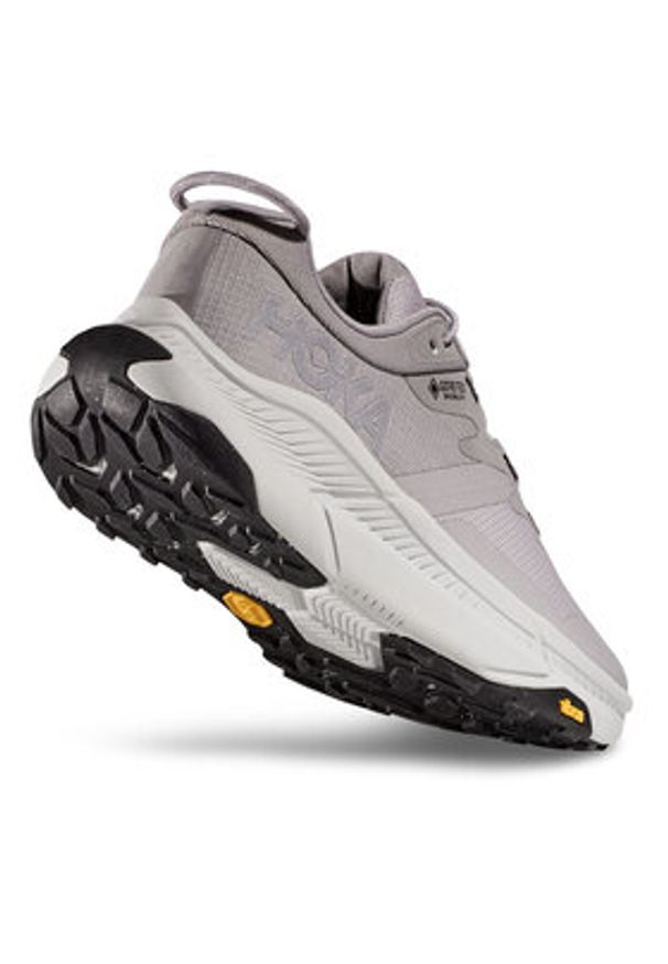 HOKA - Hoka Sneakersy Transport GTX GORE-TEX 1133958 Szary. Kolor: szary. Materiał: materiał. Technologia: Gore-Tex