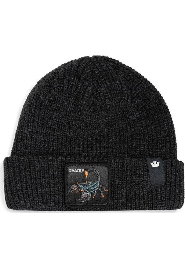 Czapka Beanie Goorin Bros The Deadly Black. Kolor: czarny