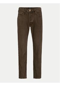 Jack & Jones - Jack&Jones Jeansy Chris 12246401 Brązowy Relaxed Fit. Kolor: brązowy #8