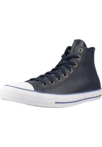 Converse - Buty CONVERSE CHUCK TAYLOR ALL STAR HI Niebieski. Kolor: niebieski. Materiał: skóra, tkanina #1