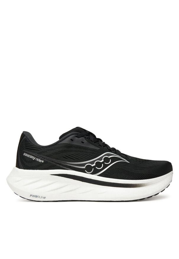 Saucony Buty do biegania Ride 18 S11000 Czarny. Kolor: czarny. Materiał: materiał