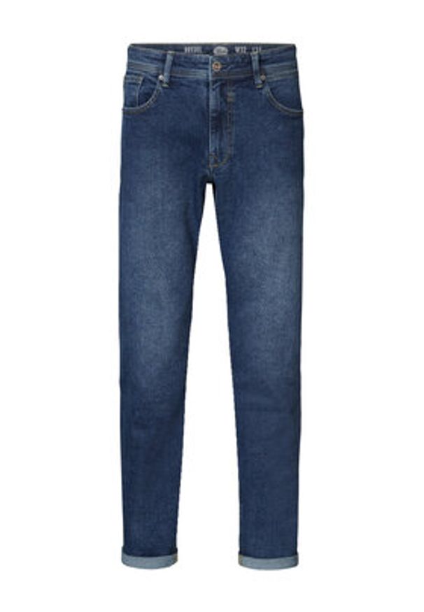 Petrol Industries Jeansy M-3030-DNM005 Granatowy Tapered Fit. Kolor: niebieski