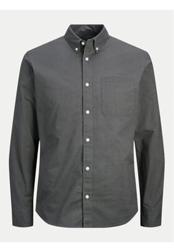 Jack & Jones Koszula Brook 12192150 Szary Slim Fit. Kolor: szary. Materiał: bawełna