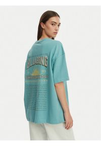 Billabong T-Shirt Reach For Sunshine EBJZT00478 Turkusowy Loose Fit. Kolor: turkusowy. Materiał: bawełna #1
