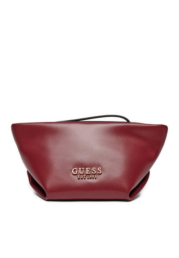 Guess Kosmetyczka TWEV95 35005 Czerwony. Kolor: czerwony. Materiał: skóra