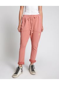 ONETEASPOON - Spodnie dresowe Wornk Pink. Kolor: fioletowy, wielokolorowy, różowy. Materiał: dresówka. Wzór: nadruk