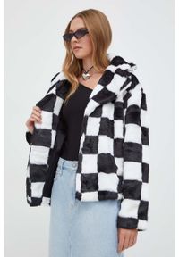 Vans kurtka damska kolor czarny przejściowa oversize. Kolor: czarny. Styl: klasyczny #2