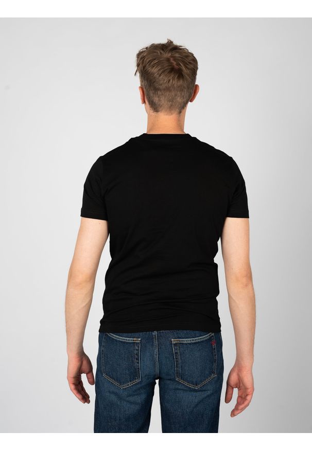 Diesel T-shirt "T-Diegor" | A12754-RPATI | Mężczyzna | Czarny. Okazja: na co dzień. Kolor: czarny. Materiał: bawełna. Wzór: nadruk. Styl: klasyczny, elegancki, casual