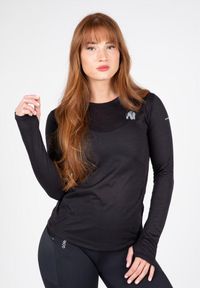 GORILLA WEAR - Raleigh Długi rękaw - Czarny. Kolor: czarny. Długość rękawa: długi rękaw. Długość: długie. Sport: fitness