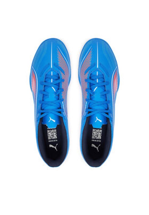 Puma Buty do piłki nożnej Ultra 6 Play Tt 108542 01 Niebieski. Kolor: niebieski. Materiał: skóra