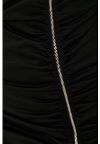 Karl Lagerfeld sukienka bawełniana kolor czarny maxi dopasowana. Kolor: czarny. Materiał: bawełna. Typ sukienki: dopasowane. Długość: maxi #6