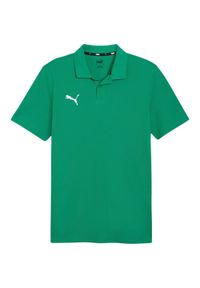 Koszulka sportowa męska Puma Team Goal Casuals Polo. Typ kołnierza: polo. Kolor: zielony