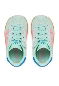Adidas - adidas Sneakersy Gazelle Comfort Closure JP7135 Zielony. Kolor: zielony. Materiał: skóra, zamsz. Model: Adidas Gazelle #4