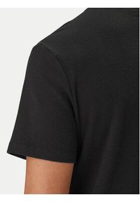 Calvin Klein Jeans T-Shirt Waffle Badge LV04RD008G Czarny Regular Fit. Kolor: czarny. Materiał: syntetyk #3