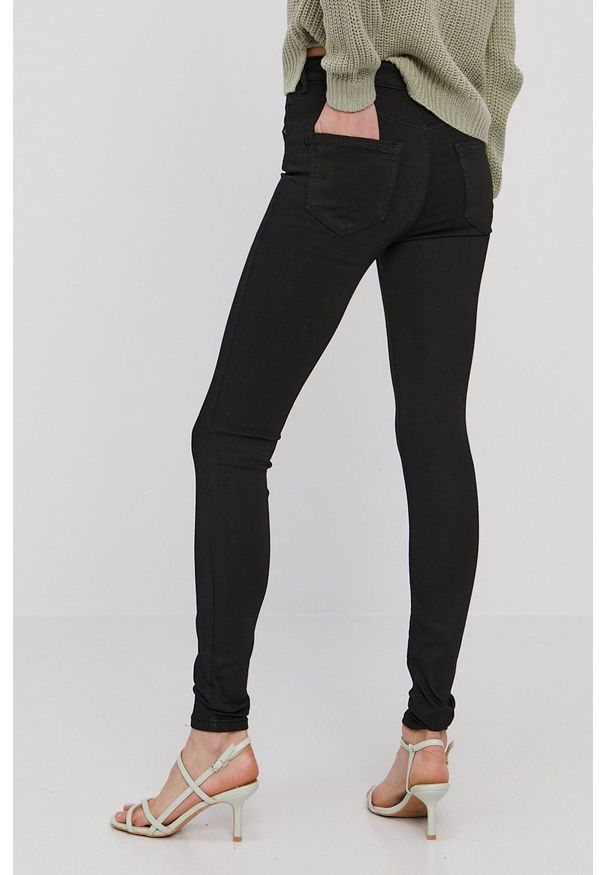 Vero Moda - Jeansy Lux. Kolor: czarny