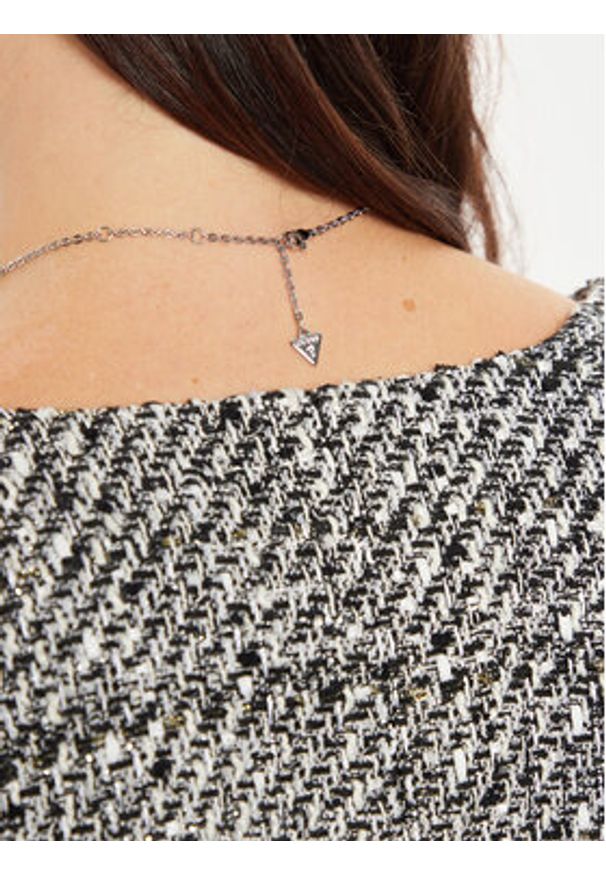 Guess Naszyjnik JUBN04 509JW Srebrny. Materiał: metalowe, srebrne. Kolor: srebrny