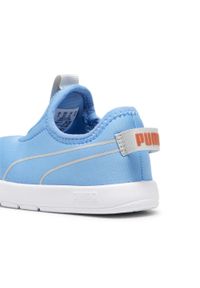 Puma - Sneakersy dla małych dzieci PUMA Courtflex v3 Slip On. Zapięcie: bez zapięcia. Kolor: niebieski, wielokolorowy, szary