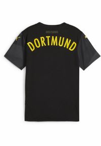 Puma - Młodzieżowa koszulka wyjazdowa Borussia Dortmund 24/25 PUMA Black Faster Yellow. Kolor: czarny, żółty, wielokolorowy