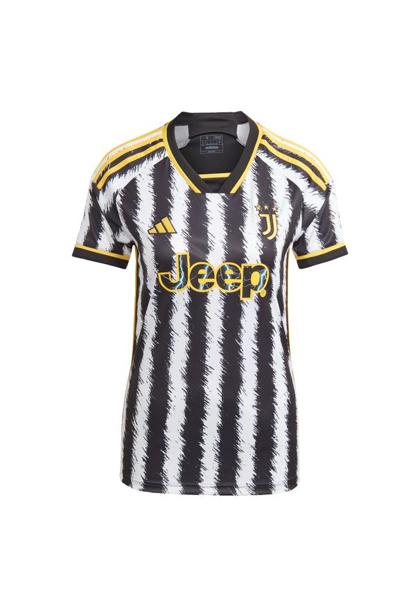 Adidas - Juventus 23/24 Home Jersey. Kolor: biały, wielokolorowy, czarny. Materiał: jersey