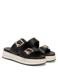 Patrizia Pepe Klapki PPJ389/31 Czarny. Kolor: czarny. Materiał: skóra #7
