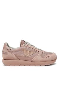 Emporio Armani Sneakersy X3X058 XN730 01793 Różowy. Kolor: różowy. Materiał: materiał