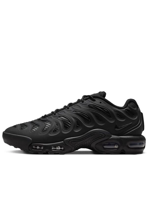 Buty Nike Air Max Plus Drift HF0785-001 - czarne. Kolor: czarny. Materiał: guma, syntetyk, materiał. Szerokość cholewki: normalna. Sezon: lato. Model: Nike Air Max