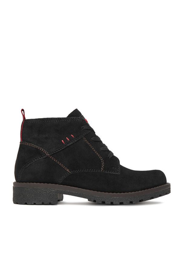 Lasocki Trzewiki CEO-WI16-GIRO-08 Czarny. Kolor: czarny. Materiał: zamsz, skóra