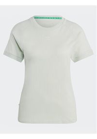 Adidas - adidas T-Shirt Essentials+ Made with Hemp T-Shirt HA7151 Zielony Slim Fit. Kolor: zielony. Materiał: bawełna #3
