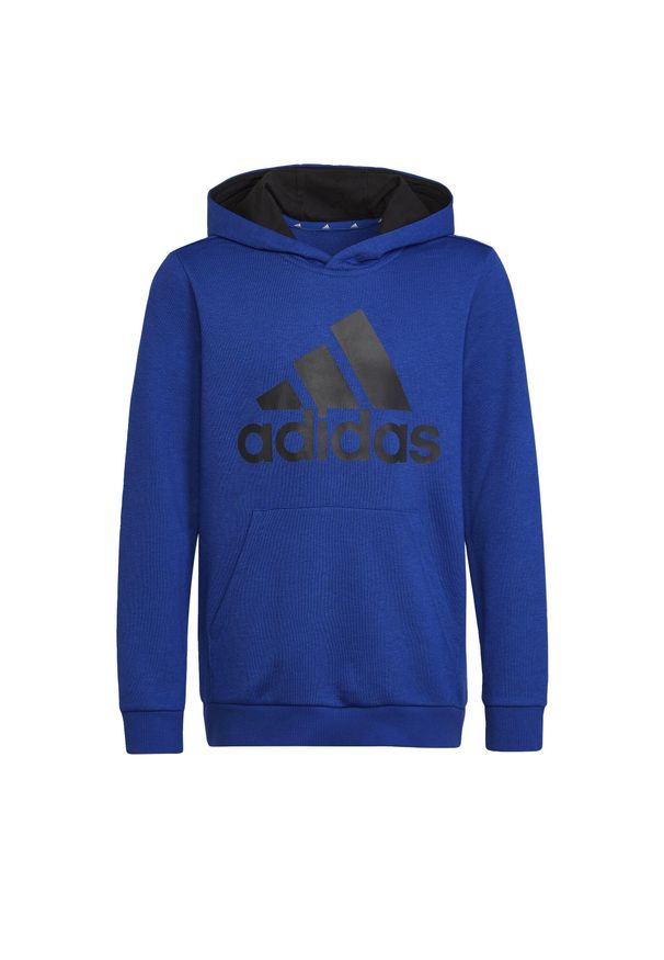 Bluza z kapturem Adidas dla dzieci Royal Blue Black - Komfort i styl. Typ kołnierza: kaptur. Kolor: czarny, niebieski, wielokolorowy. Sport: joga i pilates