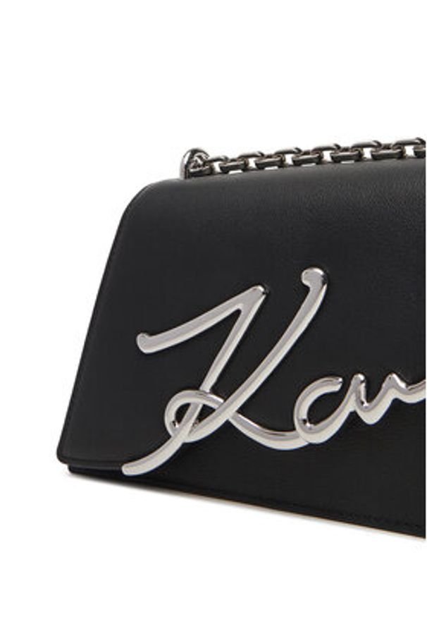 Karl Lagerfeld - KARL LAGERFELD Torebka A3W30138 Czarny. Kolor: czarny. Materiał: skórzane