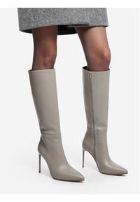 Eva Minge Kozaki EO-EDITH-E234-03B Szary. Kolor: szary. Materiał: skóra #3