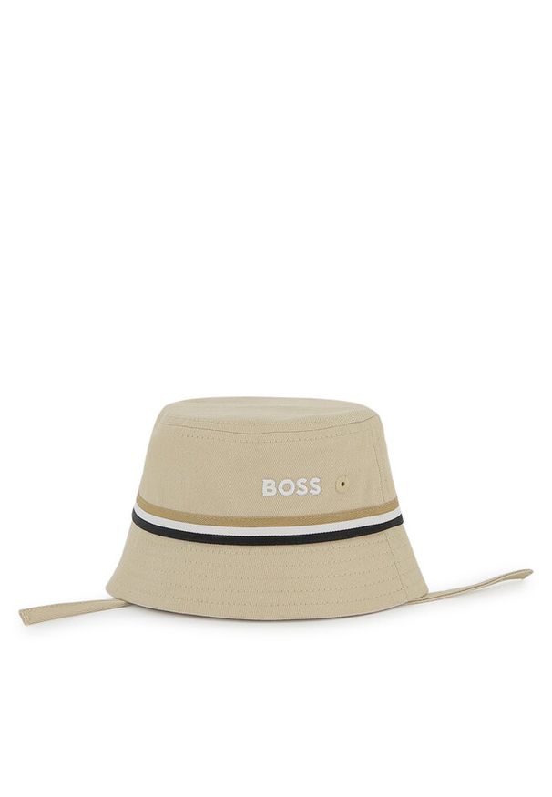 Kapelusz BOSS. Kolor: beżowy
