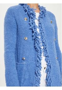 Marella Kardigan Regina 2423906024 Niebieski Regular Fit. Kolor: niebieski. Materiał: syntetyk #3