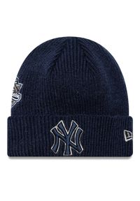 New Era Czapka World Series Patch New York Yankees Cuff Knit Beanie 60580731 Granatowy. Kolor: niebieski. Materiał: akryl, materiał #1