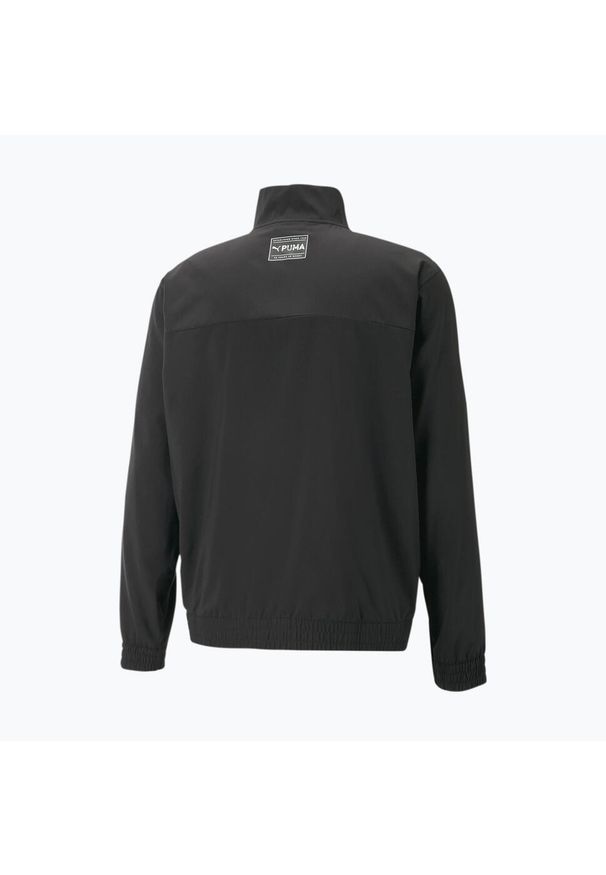 Puma - Bluza treningowa męska PUMA Fit Heritage Woven. Kolor: czarny