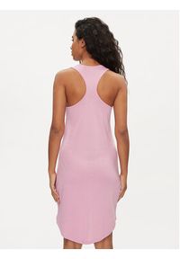 Guess Sukienka plażowa E3GP03 JA914 Fioletowy Regular Fit. Okazja: na plażę. Kolor: fioletowy. Materiał: bawełna