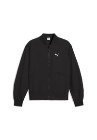 Puma - Męska kurtka bomber PUMA Class PUMA Black. Kolor: czarny. Materiał: guma. Wzór: napisy, nadruk
