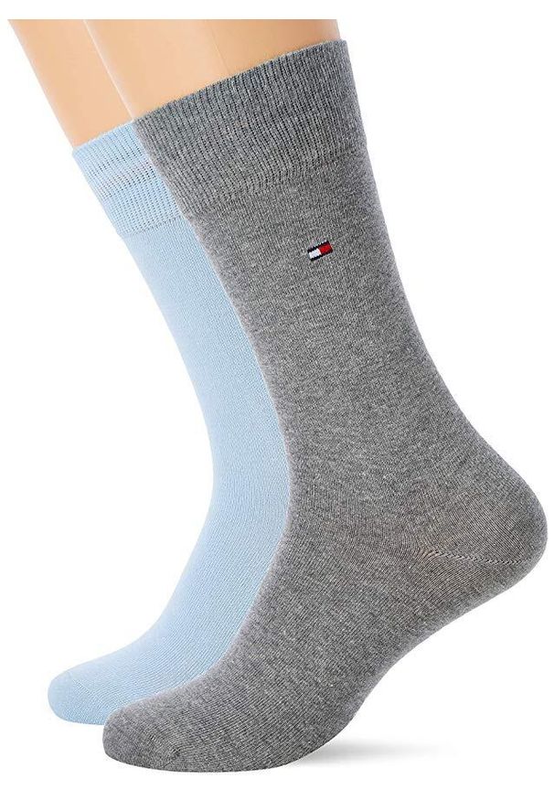 ZEAGLE - Klasyczne Męskie Skarpetki z Bawełny Tommy Hilfiger. Kolor: wielokolorowy. Materiał: elastan, poliamid, bawełna