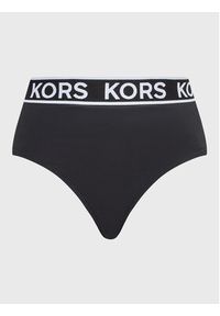 MICHAEL Michael Kors Dół od bikini Logo MM2M512 Czarny. Kolor: czarny. Materiał: syntetyk