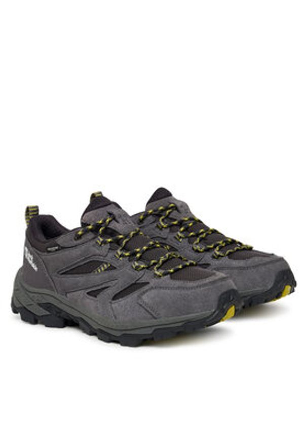 Jack Wolfskin Trekkingi Vojo Tour Texapore Low A62070 Szary. Kolor: szary. Materiał: skóra. Sport: turystyka piesza