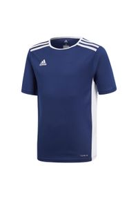 Adidas - Koszulka dla dzieci adidas Entrada 18 Jersey JUNIOR. Kolor: niebieski. Materiał: jersey