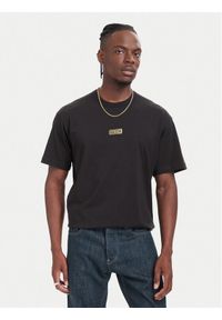 Versace Jeans Couture T-Shirt 80GAHT05 CJ00T Czarny Regular Fit. Kolor: czarny. Materiał: bawełna #1