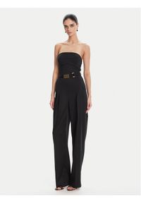 Elisabetta Franchi Kombinezon TU05152E2 110 Czarny Regular Fit. Kolor: czarny. Materiał: syntetyk