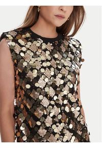 LOLA CASADEMUNT Sukienka koktajlowa LF2516016 Srebrny Regular Fit. Kolor: srebrny. Materiał: syntetyk. Styl: wizytowy #3