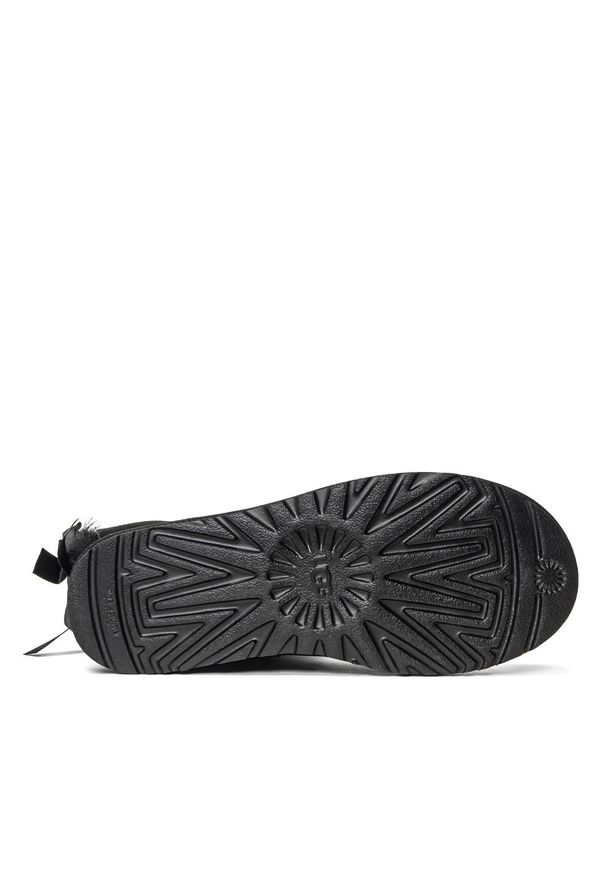 Ugg - Buty zimowe damskie UGG W Bailey Bow II (1016225-BLK). Okazja: na plażę. Kolor: czarny. Materiał: materiał. Sezon: zima. Styl: młodzieżowy
