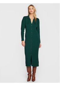 Pepe Jeans Sukienka dzianinowa Barmen PL953113 Zielony Regular Fit. Kolor: zielony. Materiał: syntetyk #3