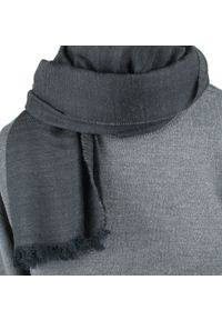 Lekki Szalik Wiosenno-Jesienny - Teer - Granatowy Melanż. Okazja: na spacer. Kolor: niebieski. Materiał: poliester. Wzór: melanż. Sezon: wiosna, jesień. Styl: elegancki #5