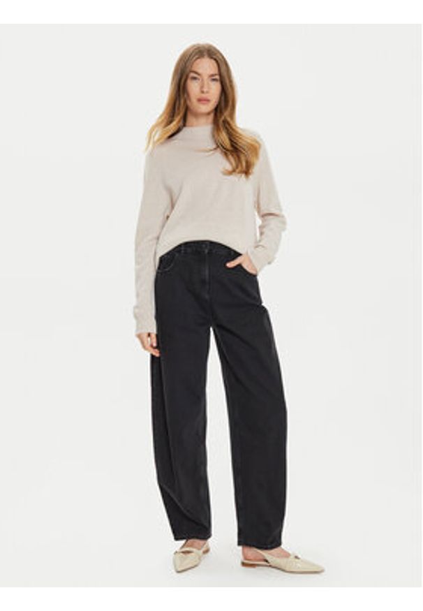 TwinSet - TWINSET Sweter 242TT3480 Écru Loose Fit. Materiał: wełna